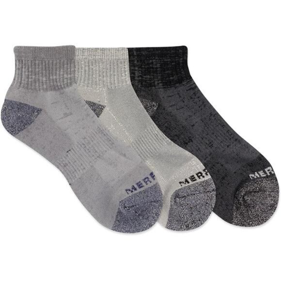 Merrell Men's and Women's Wool Everyday Hiking Socks-3 Pair Pack-Cushioned - Picture 3 of 7